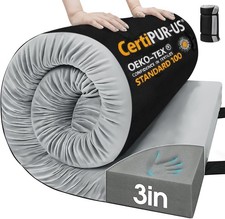 Memory Foam Camping Mattress Pad Sleeping Pad Non-Slip Bottom Floor Cot Car Mat picture