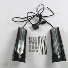 For 2014-2024 Harley Touring Ciro Rear Saddlebag Red LED Filler Panel Lights picture
