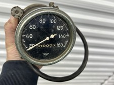 Vintage 1952 Stewart Warner Wings Speedometer 160MPH ratrod trog antique racecar picture
