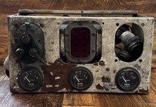 VINTAGE TANK ARMORED CONTROL PANEL STEWART WARNER GAUGES FUEL M113A USA MILITARY picture