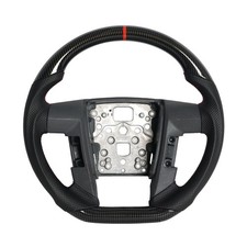 Hydro Dip Carbon Fiber Sports Flat Steering Wheel for Ford F150 SVT 2009-2014 picture