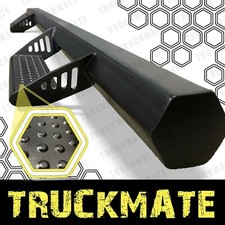 Fit 2016-2023 Nissan TITAN Crew Cab Running Board Side Step HEX Black Nerf Bar picture