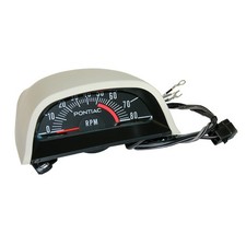 Hood Tach Tachometer With Vent 5500 rpm Red Line 1968-72 Pontiac GTO RAIV picture