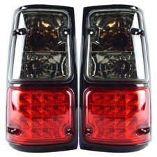 Tail Light Rear Lamp Smoke Red Lens LED Fit Isuzu TFR Pickup 1989-1996 picture
