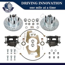 For 1948 1949 1950 1951 - 1956 Ford F1 Half Ton Deluxe Disc Brake Kit 5 x 5-1/2