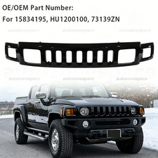 For Hummer H3 H3T 2006-2010 15834195 Front Upper Grill Gloss Black Factory Style picture