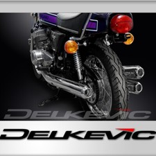 Kawasaki H2C H2B H2 750 1974-75 Full Chrome Delkevic OEM Replica Exhaust System picture