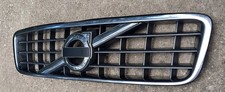 2010-2014 Volvo XC90 Front Upper Grille Large Black Emblem Chrome & Gray  picture