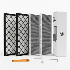 4 Pack HEPA Carbon Air Filter Kit Compatible with Tesla Model Y Carbin picture