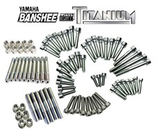 Banshee Complete Titanium Stud Bolt Kit Ti Bolts Cases Cylinder Head Intakes Set picture