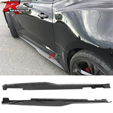 Fit 16-24 Chevrolet Camaro ZL1 Style Side Skirts Splitter Carbon Fiber Print picture