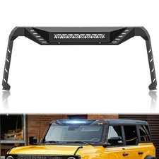 Front Windshield Frame Cover For 2021-2026 Ford Bronco With 120W LED Light Bar picture