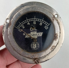 Antique 1917-25 Chevrolet Chevy Oil Gauge 916 National Gauge & Equipment Company picture