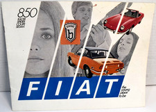 1970 Fiat 850 Racer/Spider/Coupe/Sedan Dealer Sales Brochure *EXCELLENT* picture