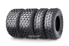 Full Set Sport ATV tires 21x8-9 & 22x10-10 for 88-02 Kawasaki Bayou 220 picture