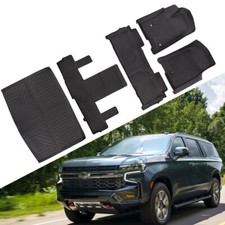 Floor Mats For 2021-2025 Chevrolet Suburban & 2021-2025 GMC Yukon XL All-Weather picture