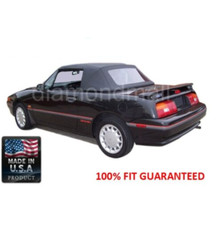 Fits: 1990-June 1992 Ford / Mercury Capri Convertible Top & Plastic Window picture