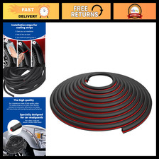 33Ft Universal T-Style Fender Flare Edge Trim - EPDM Rubber Seal for Cars, Truck picture