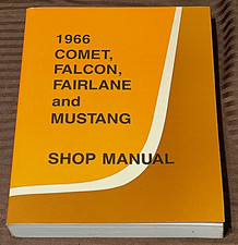 1965 Comet, Falcon, Fairlane and Mustang Shop Manual Extremely Good Condition picture