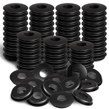 100pcs Glad Hand Seals Black Truck Rubber 1 inch picture