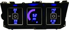 1973-1979 Ford Truck Digital Dash Panel Blue LED Gauges Made In The USA picture