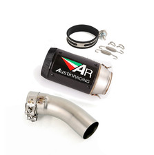 ZX4R ZX25R 2023-2026 For Kawasaki Ninja ZX4RR Exhaust Carbon Muffler Mid Pipe picture