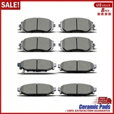Front Rear Ceramic Brake Pad Set for Subaru Forester 2011-2018 Outback Impreza picture