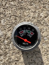 AC VOLTMETER GAUGE BATTERY CHARGE VOLTS 6474021 USA NEW NOS VINTAGE RAD-SALES picture