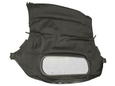 Fits 2006-2011 Mitsubishi Eclipse Spyder Soft Top Pinpoint Black HtdGlass picture