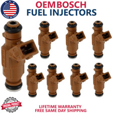 x8 OEM BOSCH 0280156016 FUEL INJECTORS FOR 2000-2008 Mercedes-Benz 5.0L, 4.3L V8 picture