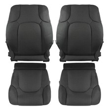 05-19 For Nissan Frontier Driver Passenger Bottom Top Cloth Seat Cover dark grey picture