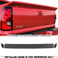 Rear Tail Wing Spoiler For 99-06 Chevy Silverado 1500 SS Intimidator, PU Black picture