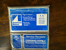 Amc American Motors Manual Still In Plastic picture