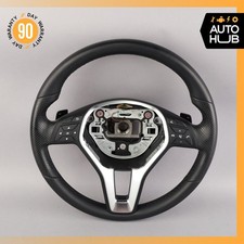 12-18 Mercedes W212 E350 CLS550 E550 Steering Wheel w/ Paddle Shifters OEM picture