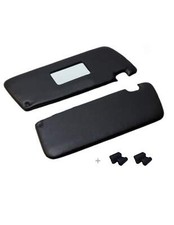 Mercedes-Benz Sun Visor Set Black with Clips SL107 SLC107 picture