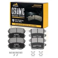 Front + Rear Ceramic Disc Brake Pads For 2007-2010 Ford Edge Lincoln MKX AWD picture