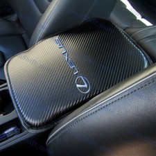 For New Lexus Racing Carbon Car Center Console Armrest Cushion Mat Pad Cover X1 picture