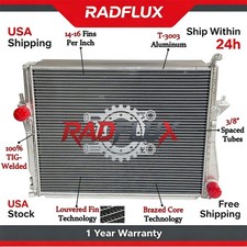 2038 M/T Aluminum Radiator Fits 2.8L 3.2L L6 BMW Z3 M Coupe Roaster 1997-2002 picture