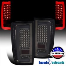 Fits 2004-2015 Nisan Titan LED Tube Tail Lights Lamps Smoke Lens picture
