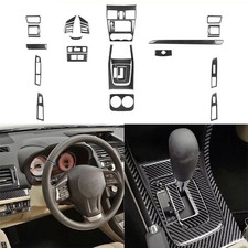 30Pcs Real Carbon Fiber Kits Full Interior Trim For Impreza XV Crosstrek 2012-14 picture