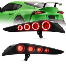 VLAND SMOKED FULL LED Tail Lights For 2020-2024 Toyota GR Supra W/Animation picture