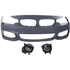 51118060887, 63177315559, 63177315560 New Bumper Covers Fascias Set of 3 Front picture