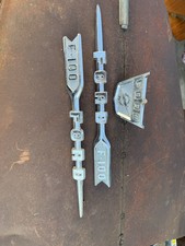Original 1960 Ford F100 Hood Emblem Chrome Metal Badge Pickup Truck Original picture