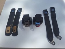 1975-81 CAMARO Z28 FIREBIRD  ORIGINAL GM  SEAT BELT LOT PARTIAL SET  BLACK picture
