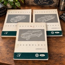 RARE Ford UAW Automotive Technology Lessons 1-16 Complete Training Manual Set picture