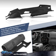 For 04-08 Acura TL Sedan Soft TPE Dash Cover Cap Molded Dashboard Overlay Black picture