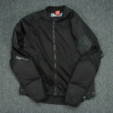 Icon Jacket Mens Large Black Mesh AF Riding Armor Padded D3O Protection picture