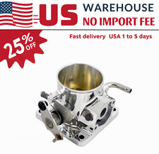 Accufab 75mm Polished Throttle Body For 86-93 Ford Mustang 5.0L 302 V8 picture
