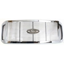 Grille For 2006-2007 Ford F-250 Super Duty F-350 Super Duty Chrome Plastic picture