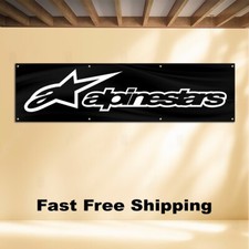 ALPINESTARS 2'X8' BANNER FLAG MOTORCROSS picture